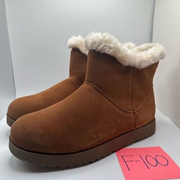 CUSIONAIRE Pull on Cozy Boot 8 CHESTNUT - Picture 3 of 7